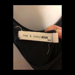 Rag and bone black tank like new!